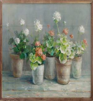 Farmhouse Geraniums Crop II By Danhui Nai